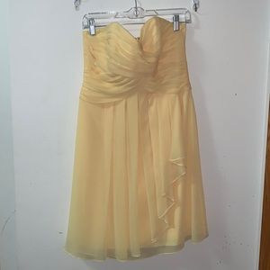 David’s Bridal size 8 strapless dress